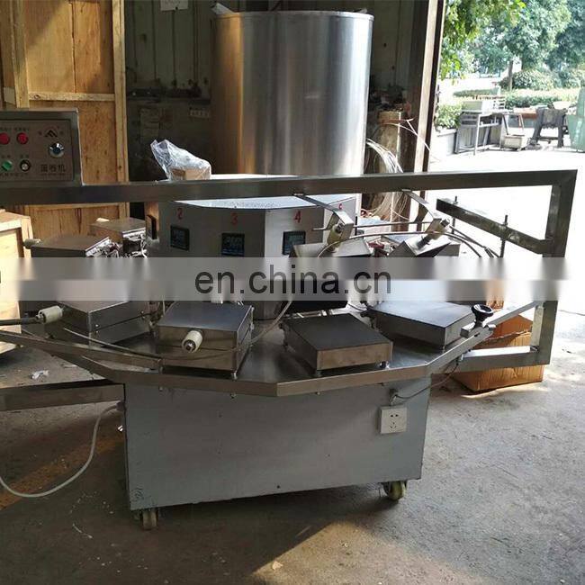 Egg roll roller machine for making ice cream cone