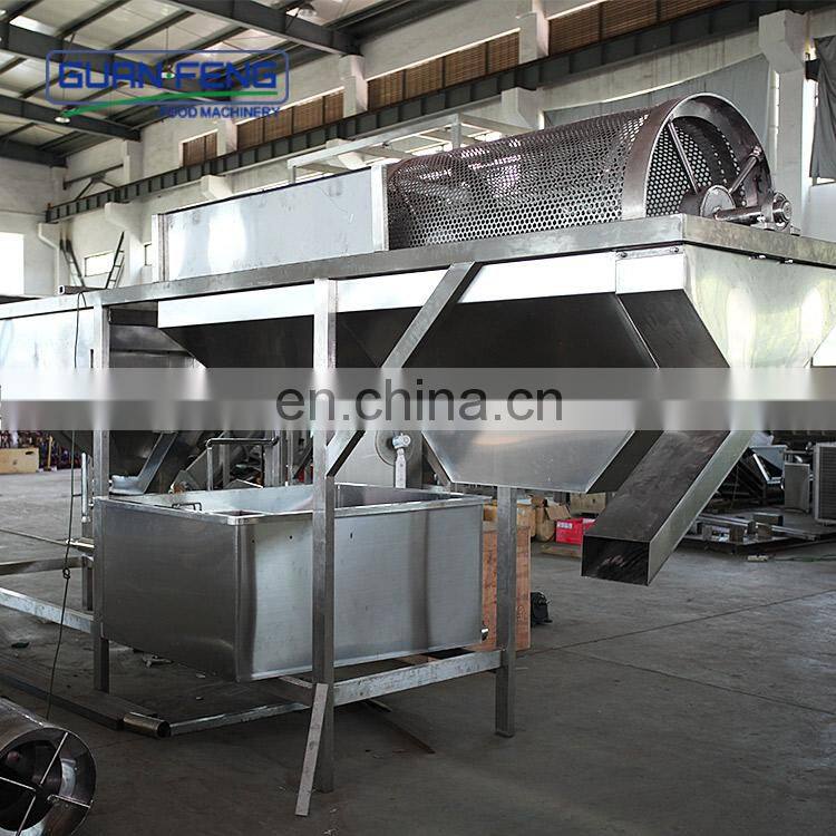 high efficiency automatic fruit and vegetable roller cleaning machine