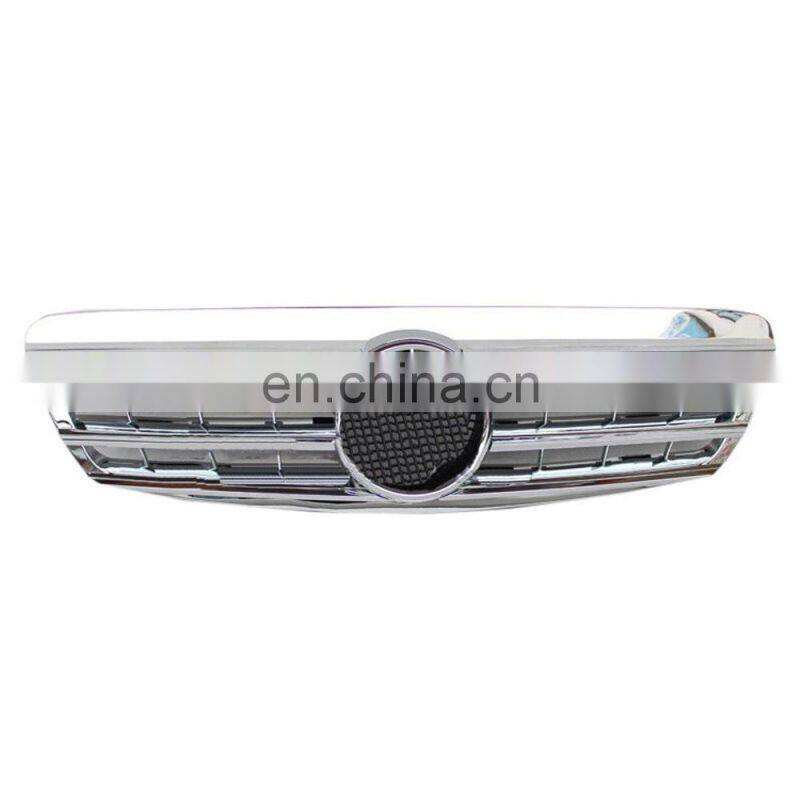 4 Fin Chrome Front Hood Grille 00-05 for Mercedes S Class W220