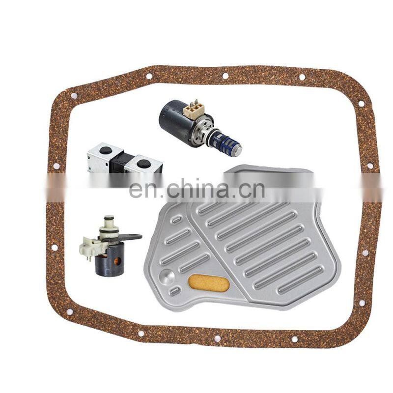 Transmission Solenoid Set Filter Kit for EPC TCC LockUp Shift 1998-2003 4R70W
