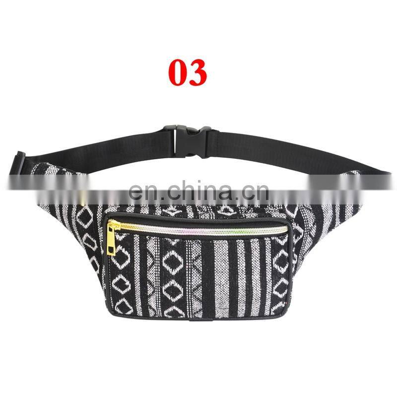 Bohemia Woman Waist pockets Girls Purses Travel Candies Bags 5Colors