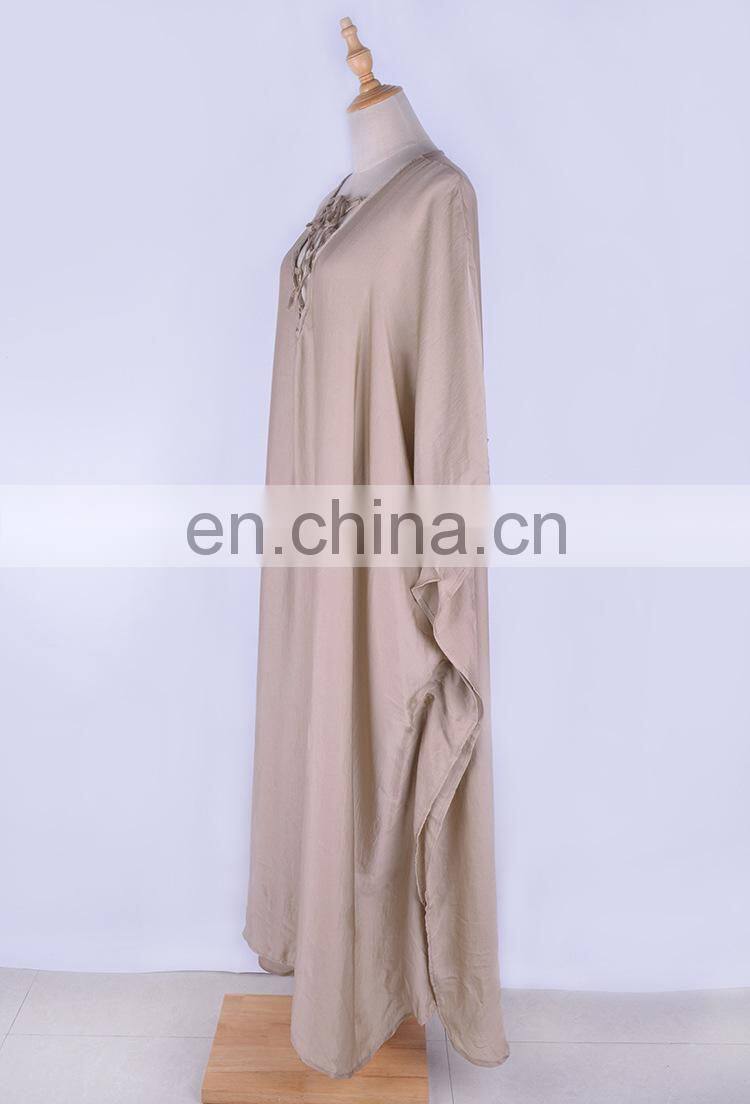 2019 Black V-Neck long Sleeve Long Causal Loose Straight Dress Plus Size Women Summer Beach Wear Maxi Dress robe de plage