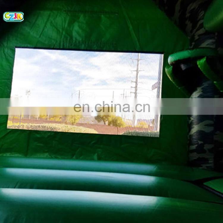 military inflatable bouncer bouncing jumping bouncy castle bounce house