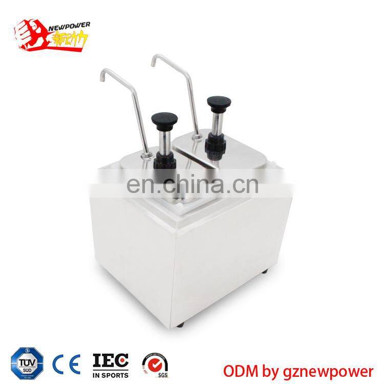 catering equipment mini hot chocolate soy sauce filling spread warmer bottles jam heating machine with ce
