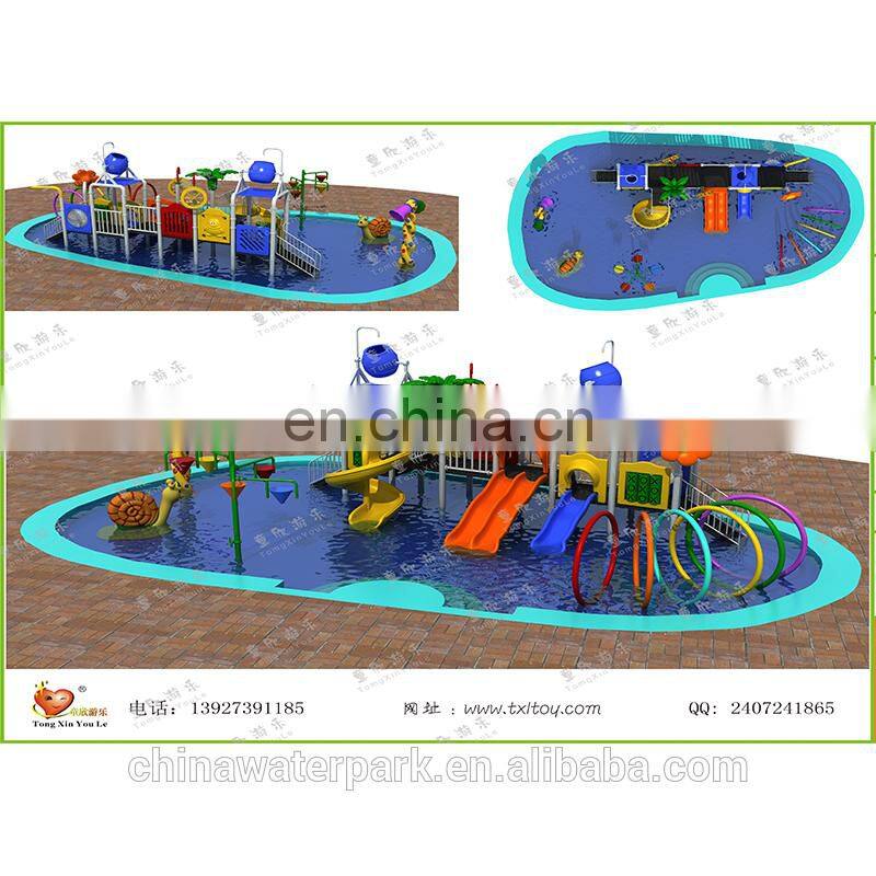 Most attracting water park T-0004 design indoor water park