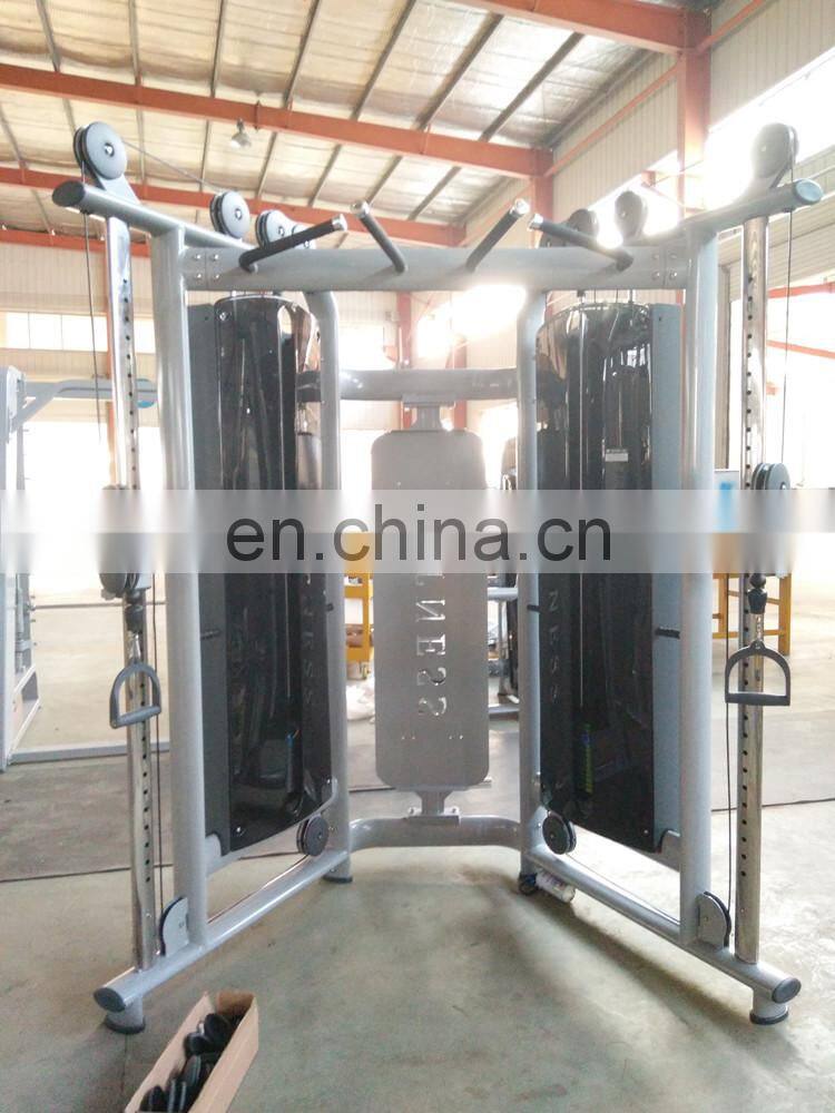 High quality multi functional trainer dual adjustable pulley machine gym fitness equipment TB54