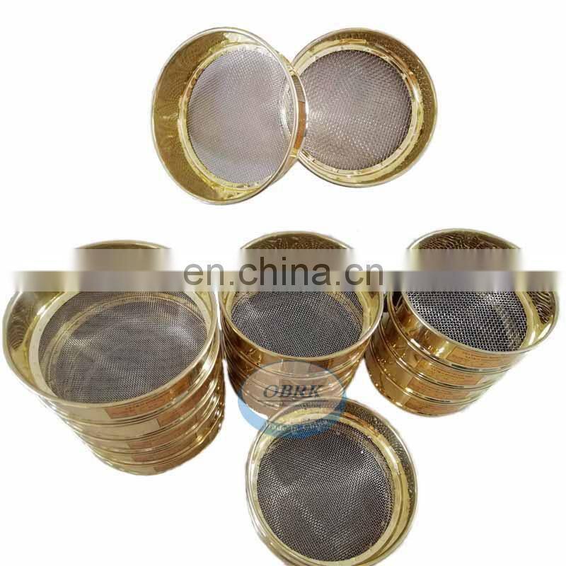 Standard GI Frames Sieves Brass Test Sieve