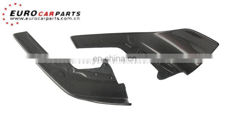 F87 M2 front winglets fit for F87 2015-2018year carhbon fiber left and right F87 front winglets