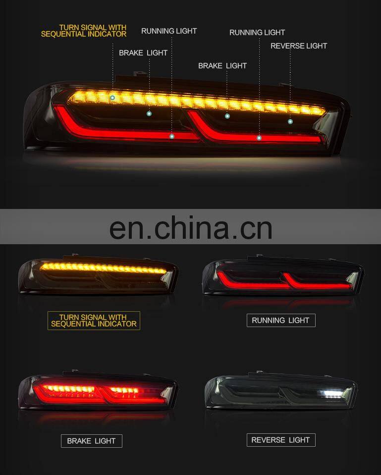 Led Rear Light For Chevrolet Camaro 2015 2016 2017 Tail Lamp Running Turning Light