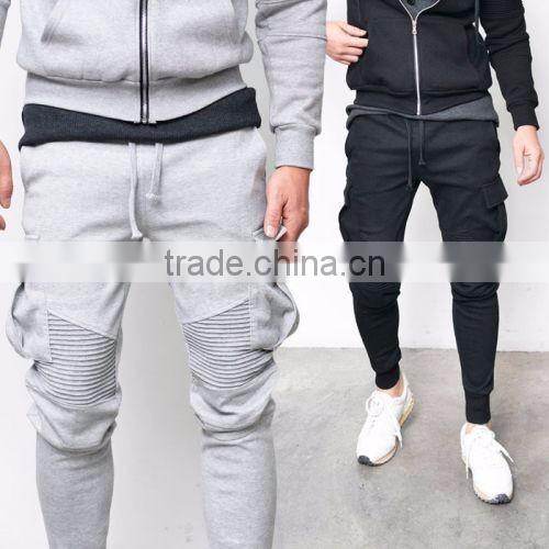 Biker Seaming Cargo Sweatpants Sweatpants Black Standard Sports