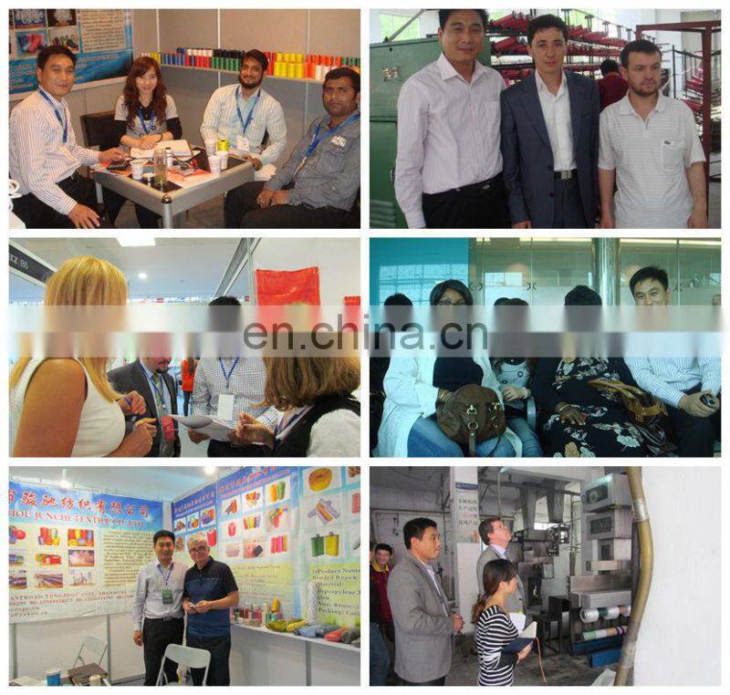 Junchi good quality high quality gold cup colorful twisted polypropylene twine