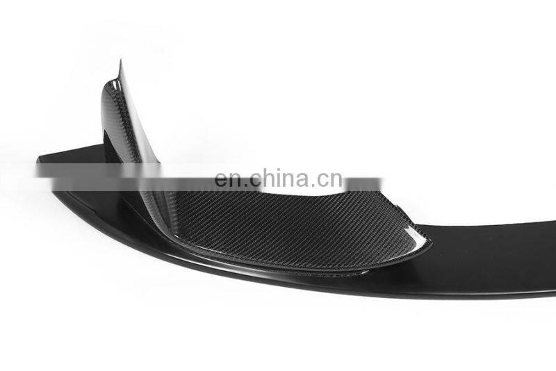P style M4 half carbon fiber front bumper lip for BMW M4 2014 UP