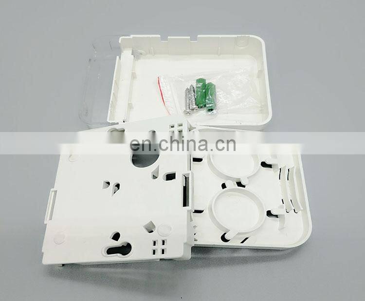 White indoor Mini Fiber Optic Terminal , Panel box , FTTH Box