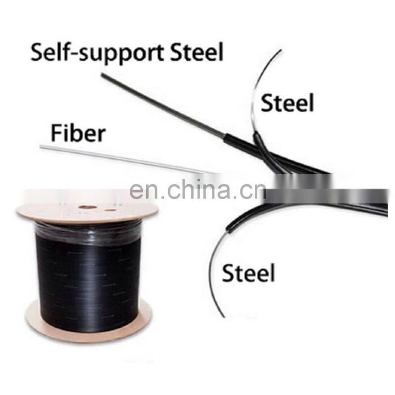 2 core outdoor aerial type fiber optic ftth drop cable price list