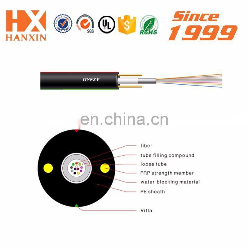 Hanxin Outdoor fiber optic cable single mode ADSS All Dielectric Self-supporting Aerial Cable