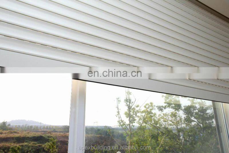 Aluminum home custom exterior roller shutters windows for indoor