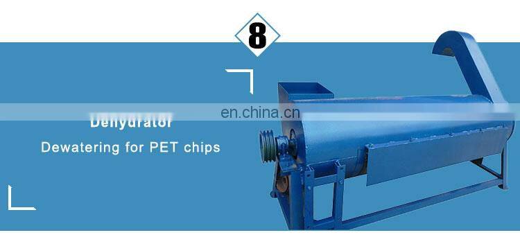 Water-ring plastic bottle crushing and cleaning machine PET material recycling equipment with factory price
