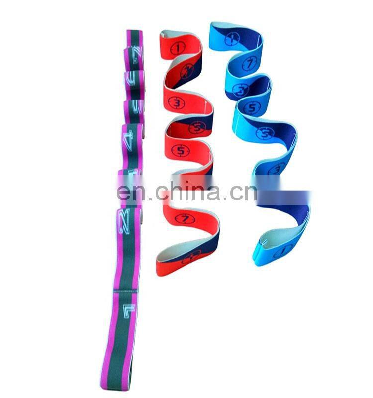 Yoga Stretching Exercise Strap with Loops