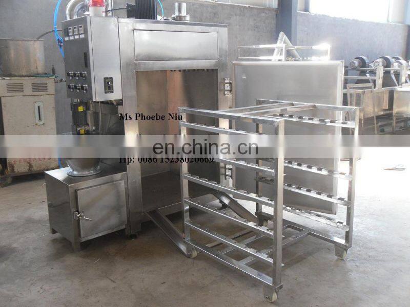 stainless steel smoking fish machine for any kind of meat