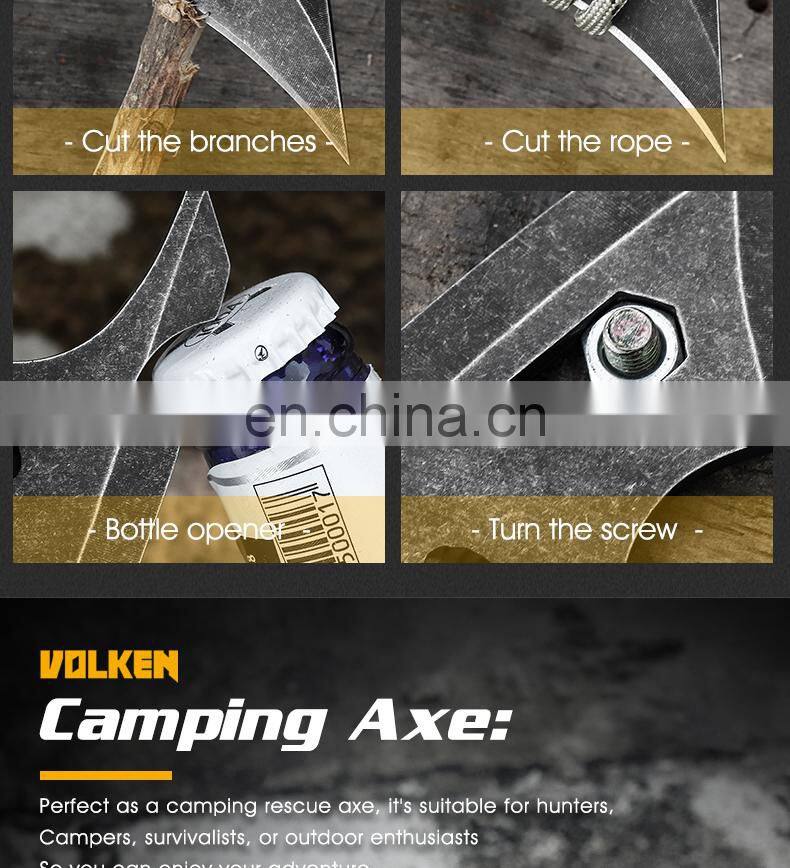 New outdoor equipment tool axe multi-function field axe knife high hardness portable small axe manufacturer direct sale