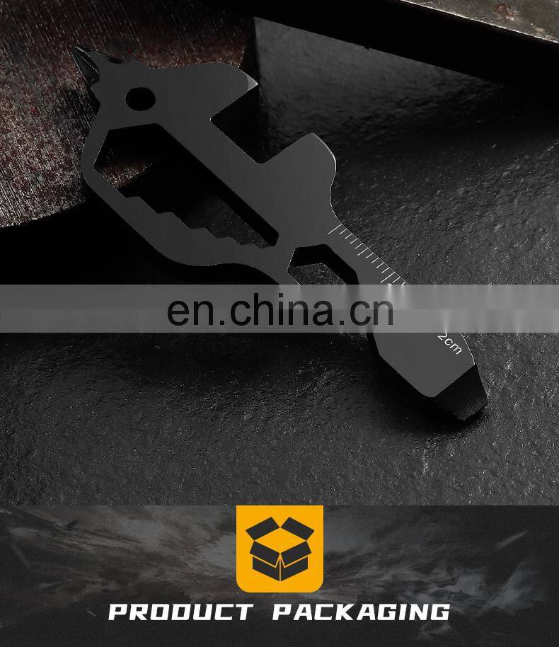 Stainless Steel Multifunctional Tools Outdoor Camping Portable Screwdriver Head Pocket Tools Gift