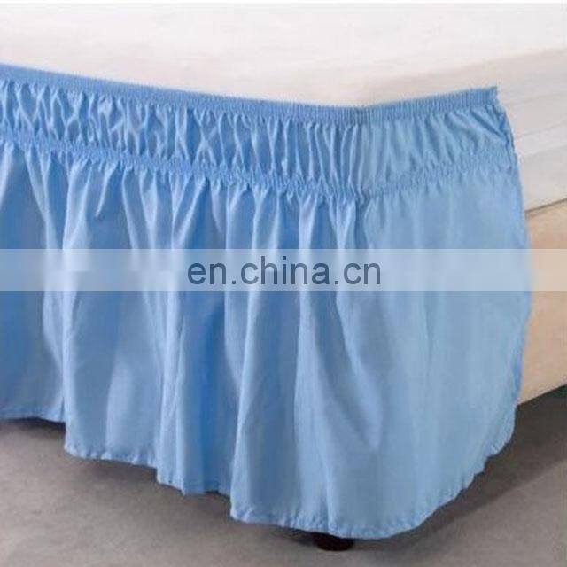 Amazon Hotsale Easy Fit Wrap Around Elastic America Style Bed Cover Skirt Bed Skirts For Home