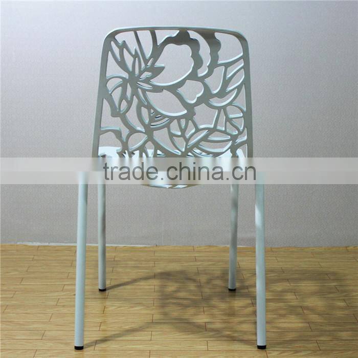 2016 Hot sale product forest side chair flower back garden chair