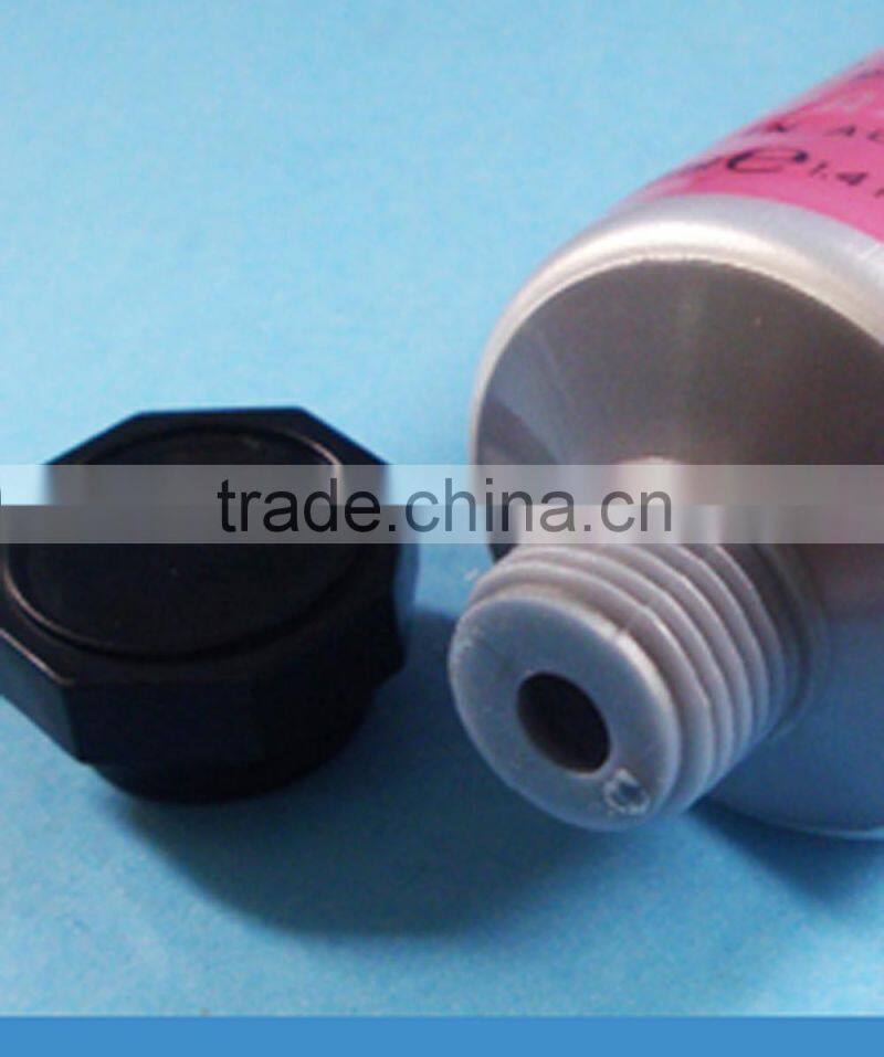 PE plastic tube for lip gloss with UV screw cap