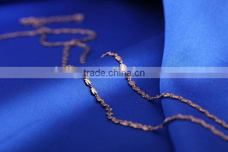China wholesale chain gold jewellery long fashion chain & coffee gold plated link chain