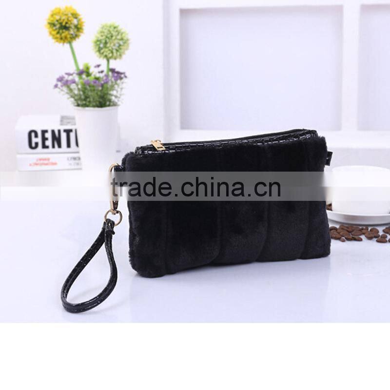 Imitation rabbit fur lady handbags small women casual cony bags handbag cheap designer handbags