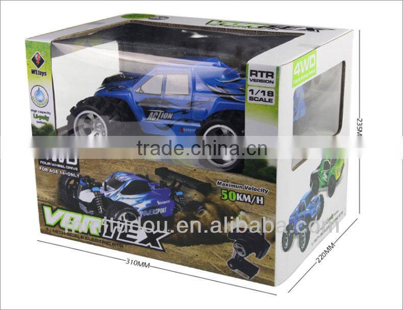 WL Toys A979 1:18 Whole Proportional RC 4WD Truck 2.4G RC Electric Car with Shock System Top Speed 50KM/H