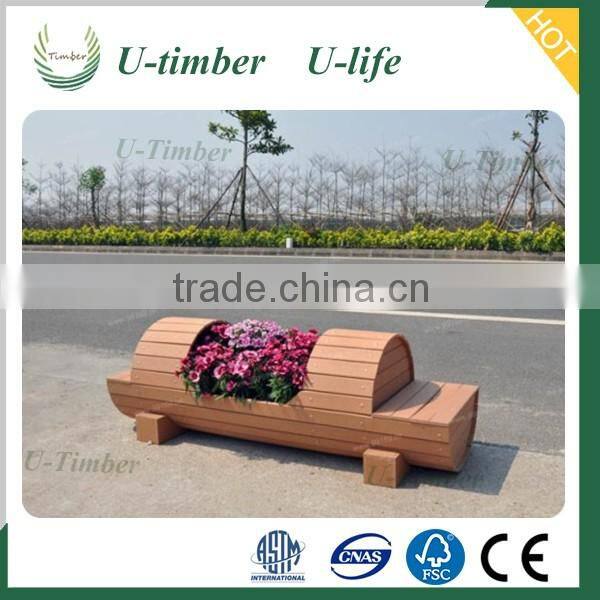Outside decoration eco-friendly wpc garden flower box WPC flower box