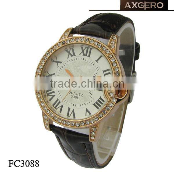 chinese vogue rhinestone cute couple watch