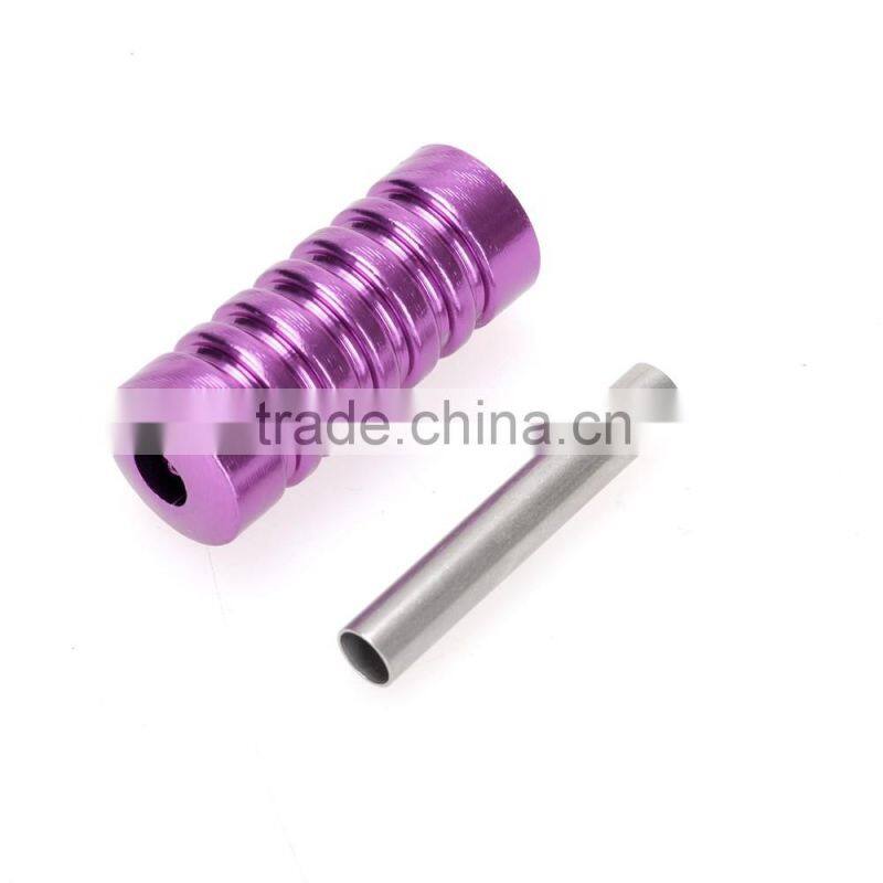 High Quality China Supply Individuality Aluminium Alloy Green Tattoo Grip Non-slip sticker off