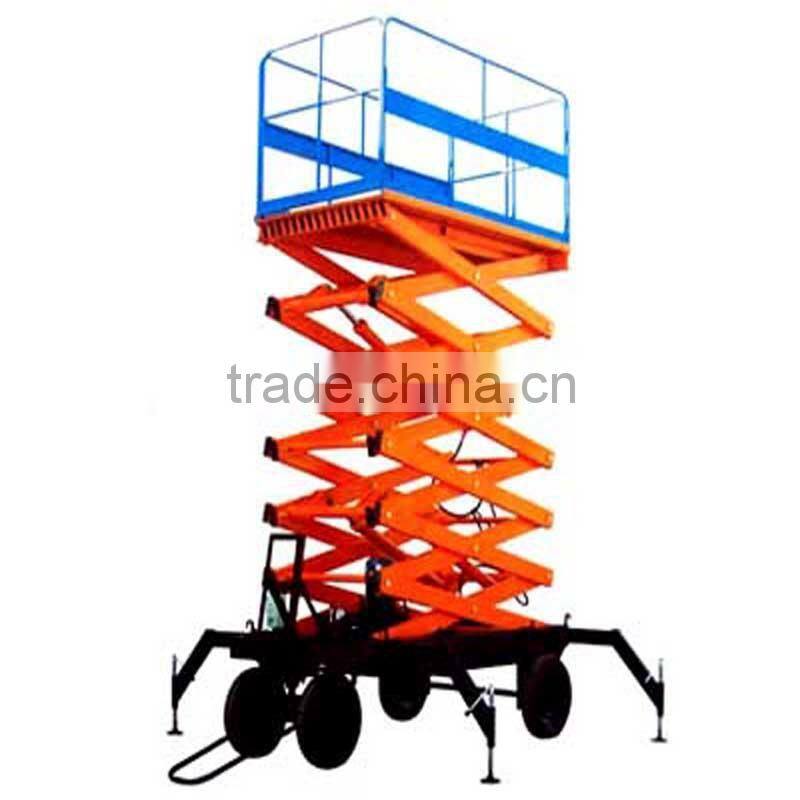 8m self propelled electric hydraulic scissor lift /electro-hydraulic scissor lift