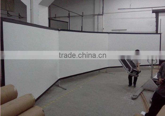 BW Remote Control Wall Mount Fixed Frame Screen/Electric Projection Screen