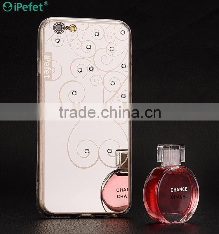 Hot selling newest luxury mirror phone case cover for iPhone 6 mirror case