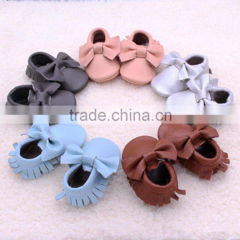 2015 Spring & autumn cool baby leather moccasin shoes