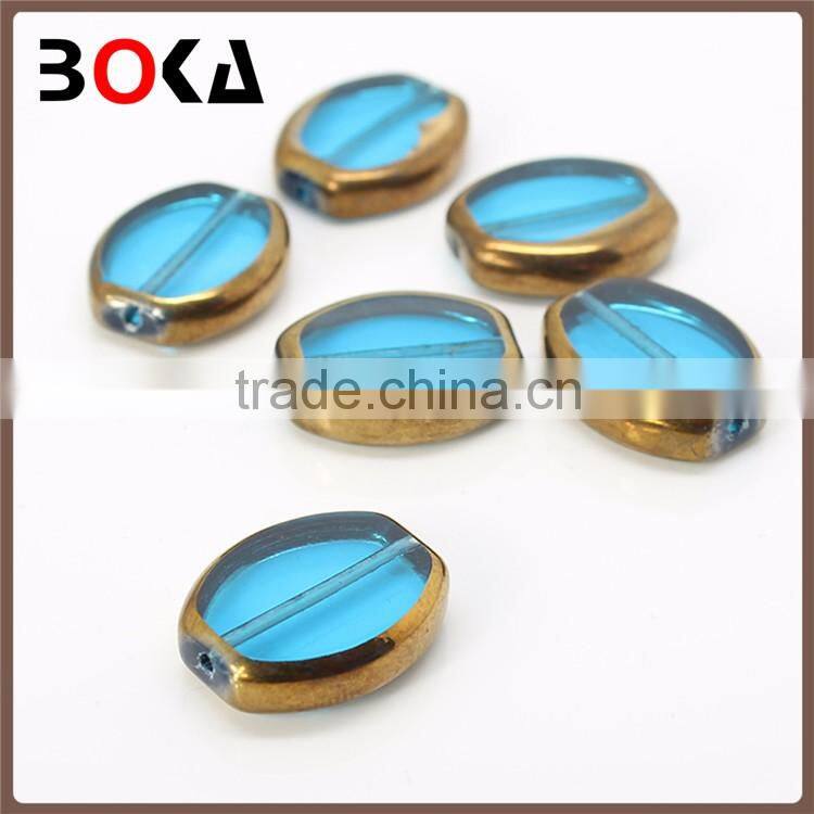 // Top Quality golden border design holes crystal glass rhinestone // glass rhinestone sew garment accessories glass stones //