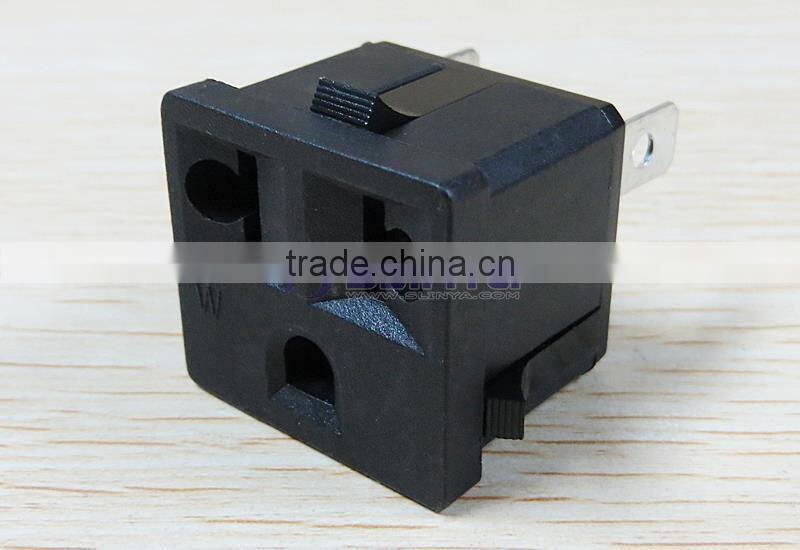 AC 125V 15A 3 Terminals US Type Plug US Outlet Power Socket