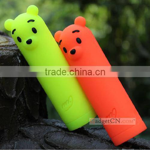 Little Q cartoon style waterproof power bank 2600mah