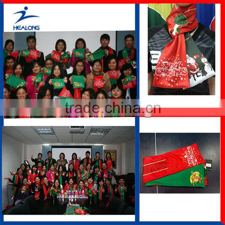 new pattern sport football scarf for cheering events