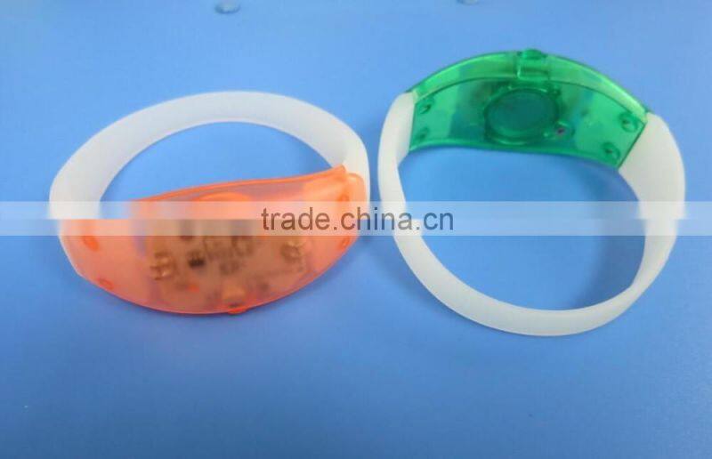 Hot Selling voice control led bracelet sound activated glow bracelet for party clubs concerts dancing christmas