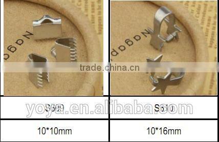 S804 Fit 5mm stainless steel end caps for jewelry or tassels,drawstring stopper