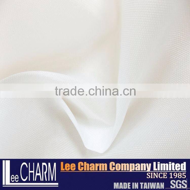 Made in Taiwan 180T 100 Polyester Bleaching Pongee Taffeta Fabric for Artificial Flower Decoration