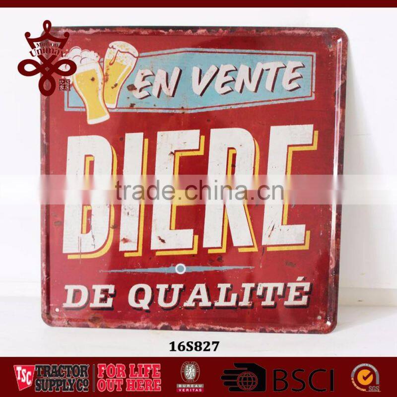 metal crafts painting Tin Sign Beer Coffee Pub Club Gallery Poster tps Vintage Wall Cafe Decor Picture Plaques