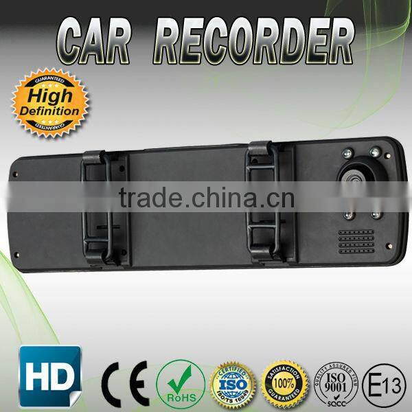 Car DVR Rearview Mirror With G-sensor Funtion