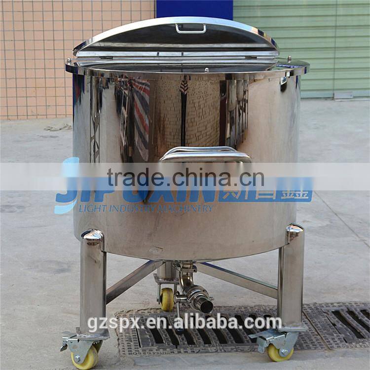Equipment producing open cover liquid products stainless steel tank sale