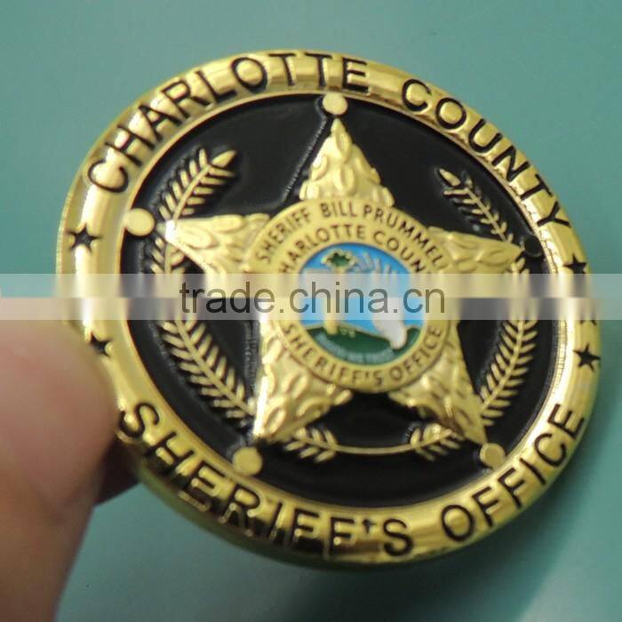 Flower shape souvenir Coin/ Custom Challenge Coin