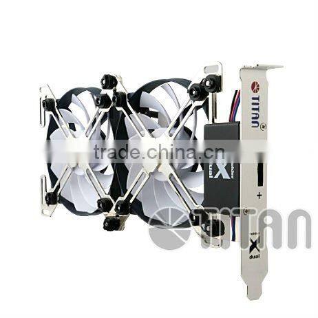 Overclocking universal gaming pc cpu fan pci slot 12V dc vga cooler